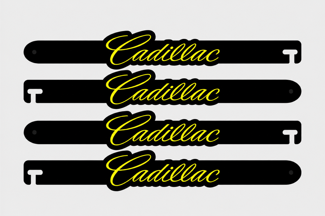 Custom Car Show Door Props Cadillac Logo Stainless Steel