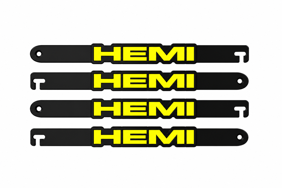 Custom Car Show Door Props Hemi (type 1) Logo Stainless Steel