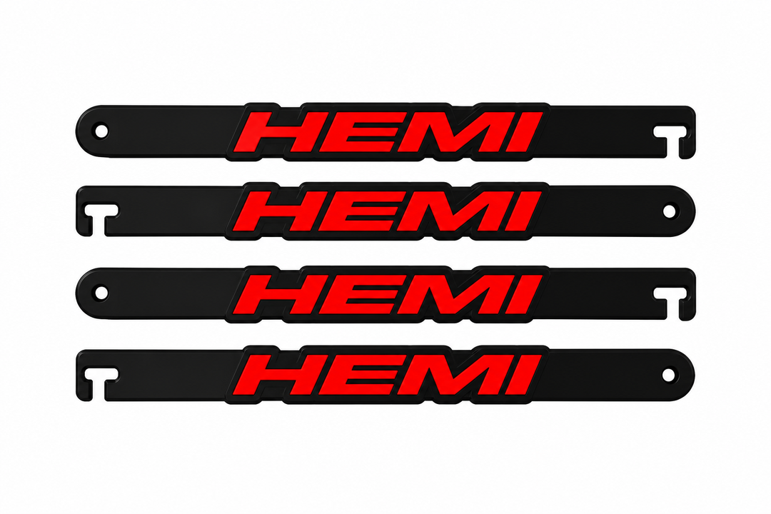 Custom Car Show Door Props Hemi (type 2) Logo Stainless Steel