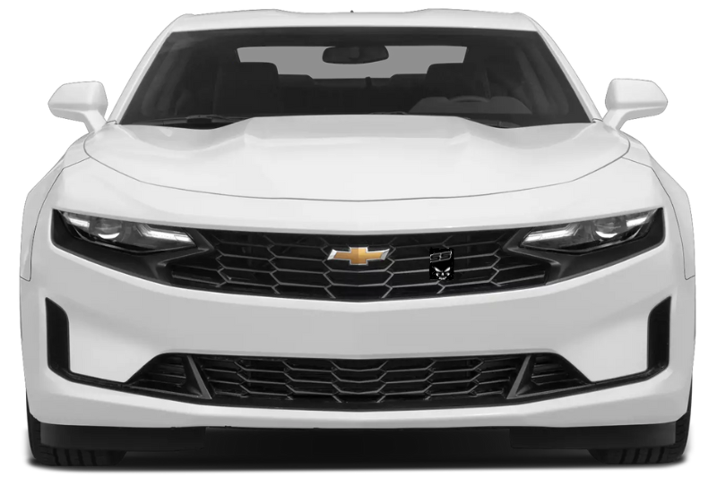 Chevrolet Radiator grille emblem with Chevrolet SS Skull logo Chevrolet emblems decoinfabric