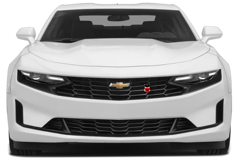Chevrolet Emblem & Badge Set - Grille and Tailgate Chevy Skull logo (Type 3) Chevrolet emblems decoinfabric