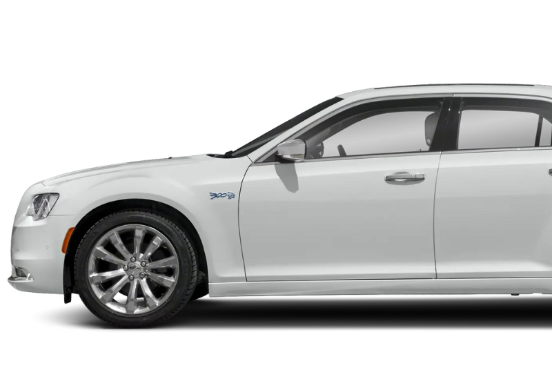 Chrysler 300C II Stainless Steel emblem for fenders with 300 Hellcat logo (type 2) Chrysler emblems decoinfabric