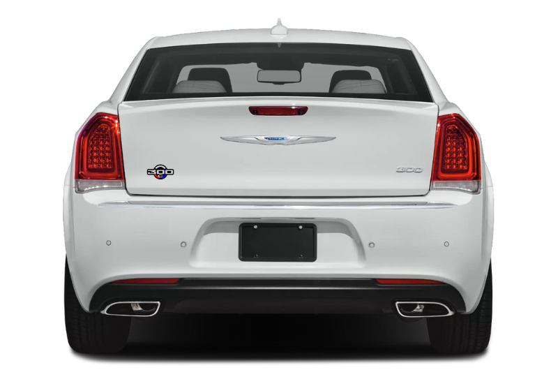 Chrysler 300C II Emblem & Badge Set - Grille and Tailgate 300C II logo (Type 2) Chrysler emblems decoinfabric