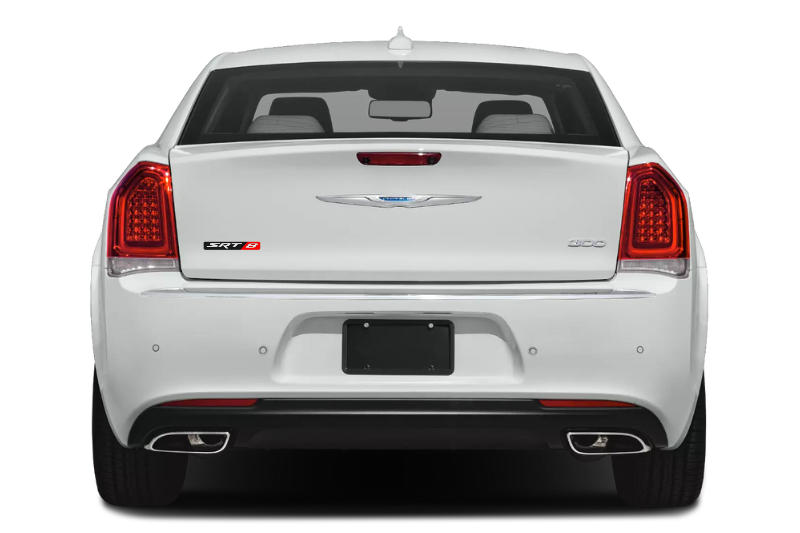Chrysler tailgate trunk rear emblem with SRT8 logo Chrysler emblems decoinfabric