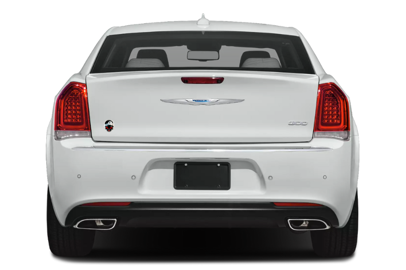 Chrysler Stainless Steel Emblem & Badge Set - Grille and Tailgate Mopar Skull logo (Type 3) Chrysler emblems decoinfabric
