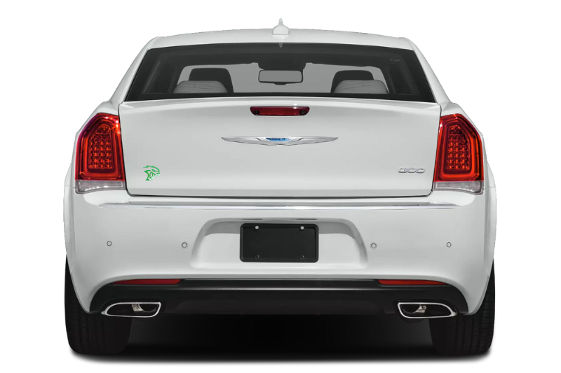 Chrysler tailgate trunk rear emblem with Hellcat logo (Type 3) Chrysler emblems decoinfabric
