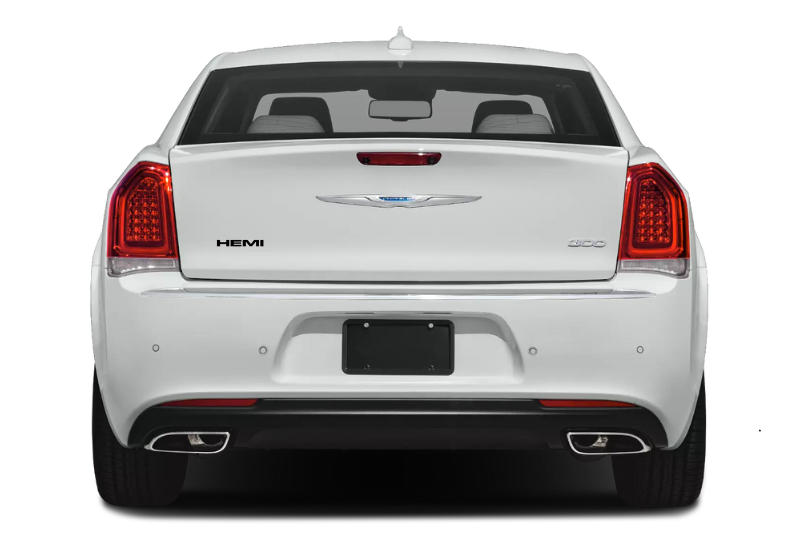 Chrysler tailgate trunk rear emblem with HEMI logo (Type Mono) Chrysler emblems decoinfabric BLACK