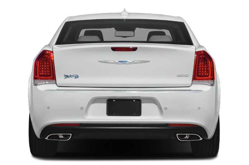 Chrysler 300C II Stainless Steel Emblem & Badge Set - Grille and Tailgate 300 Hellcat logo (Type 2) Chrysler emblems decoinfa