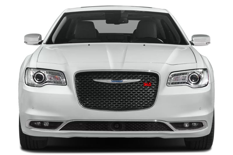 Chrysler Emblem & Badge Set - Grille and Tailgate 345 logo (Type 2) Chrysler emblems decoinfabric