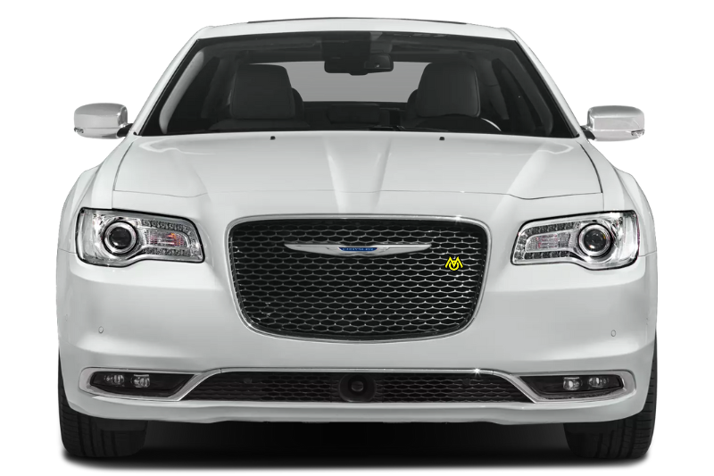 Chrysler Emblem & Badge Set - Grille and Tailgate Mopar logo (Type 3) Chrysler emblems decoinfabric YELLOW