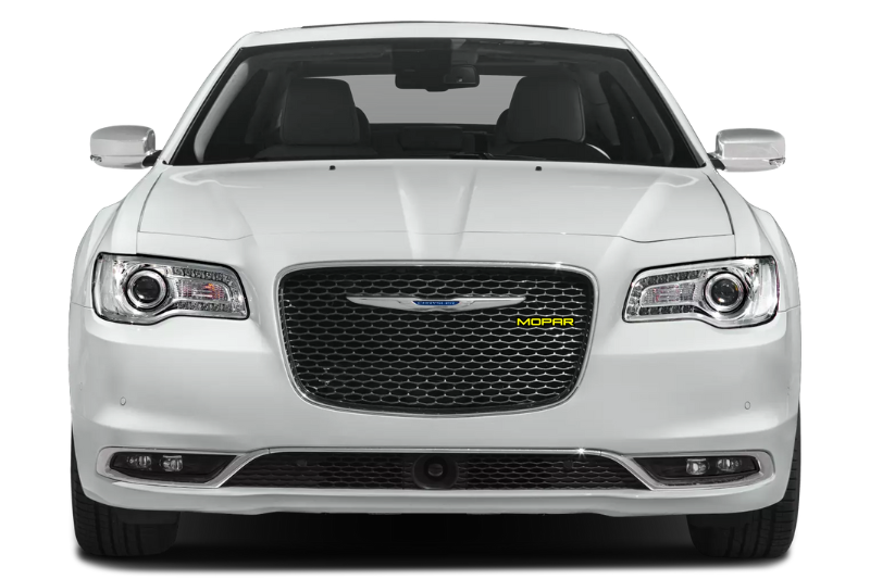 Chrysler Emblem & Badge Set - Grille and Tailgate Mopar logo Chrysler emblems decoinfabric YELLOW