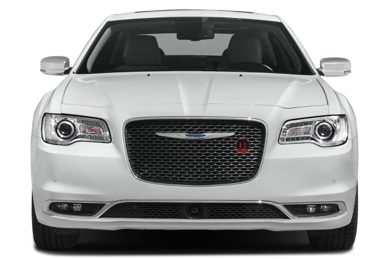 Chrysler Emblem & Badge Set - Grille and Tailgate Mopar logo (Type 7) Chrysler emblems decoinfabric BLACK