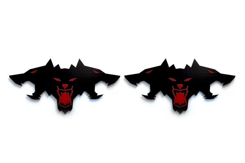 Tesla Cybertruck emblem for fenders with Cyberbeast logo Tesla emblems decoinfabric