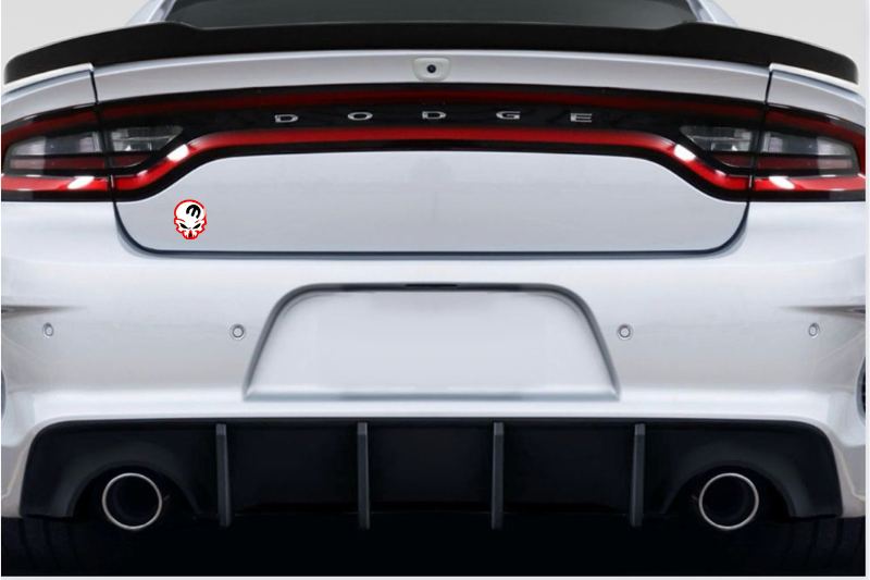 Dodge Emblem & Badges set with Mopar Skull logo (Type 4) Dodge emblems decoinfabric