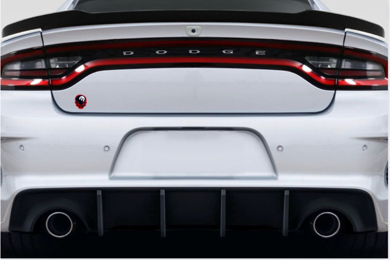 Dodge Emblem & Badges set with Mopar Skull logo (Type 7) Dodge emblems decoinfabric