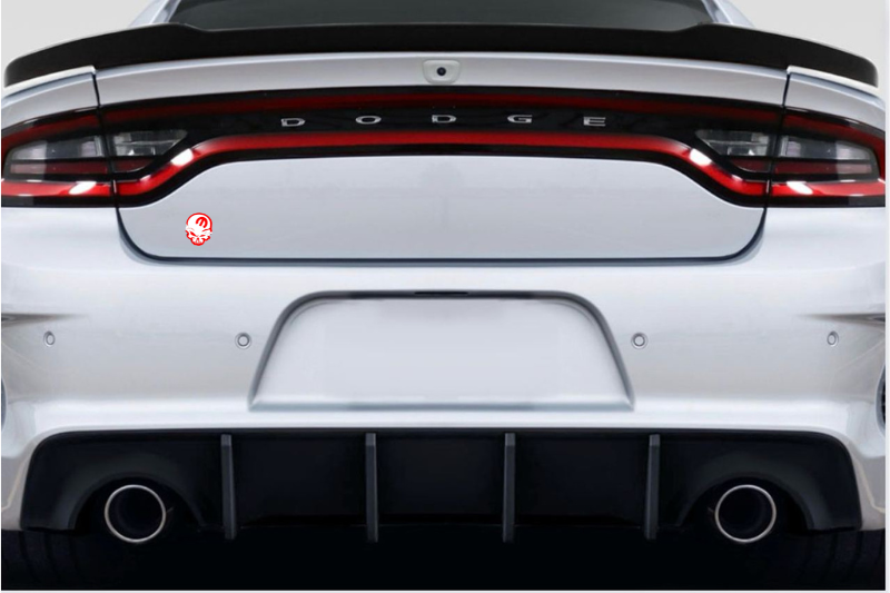 Dodge Emblem & Badges set with Mopar Skull logo (Type 5) Dodge emblems decoinfabric