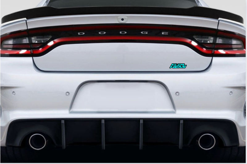 Dodge Emblem & Badge Set - Grille and Tailgate 6.2L Hemi Logo Dodge emblems decoinfabric