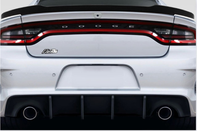 Dodge Emblem & Badges set with 6.4L Hemi logo Dodge emblems decoinfabric