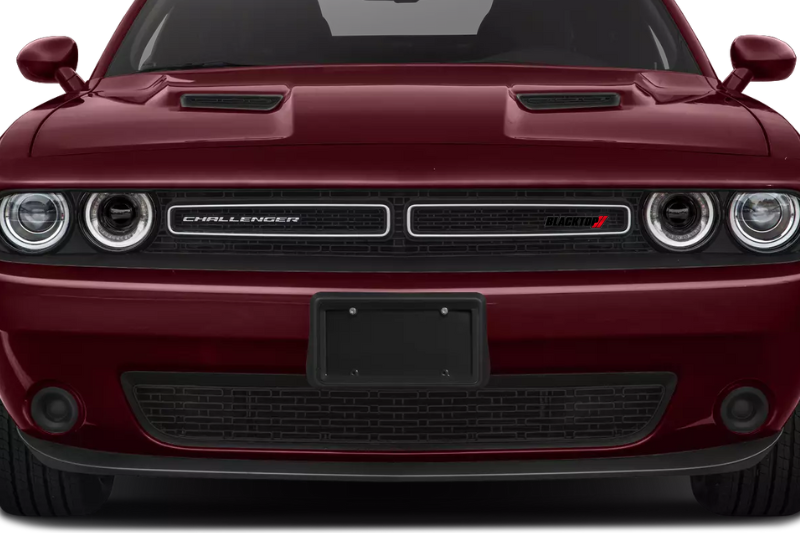 Dodge Emblem & Badge Set - Grille and Tailgate Blacktop logo