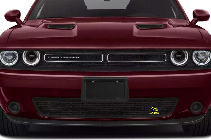 DODGE ラジエーター グリル エンブレムとヘルキャットのロゴ