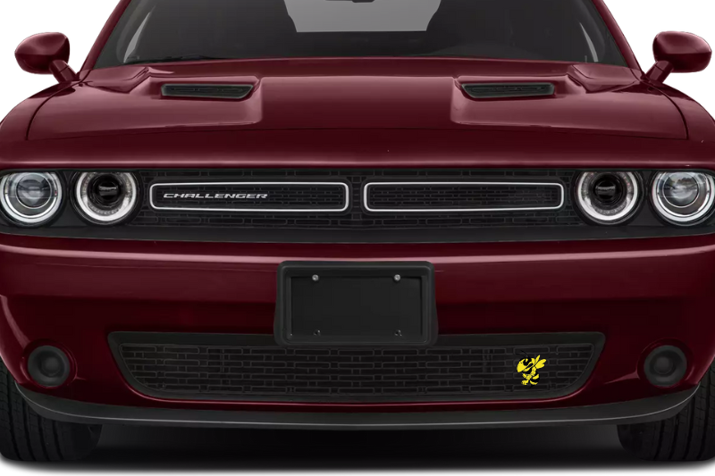 Dodge Emblem & Badge Set - Grille and Tailgate murdeR horneT logo (Type 4) Dodge emblems decoinfabric