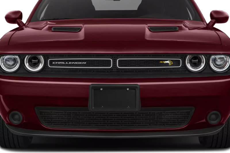 Dodge Emblem & Badge Set - Grille and Tailgate SRT Hellcat logo Dodge emblems decoinfabric YELLOW