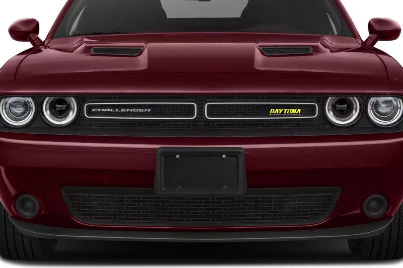Dodge Emblem & Badge Set - Grille and Tailgate Daytona logo (Type 2) Dodge emblems decoinfabric