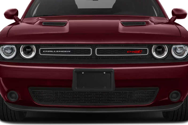 Dodge Emblem & Badge Set - Grille and Tailgate Chaos logo (Type 2)