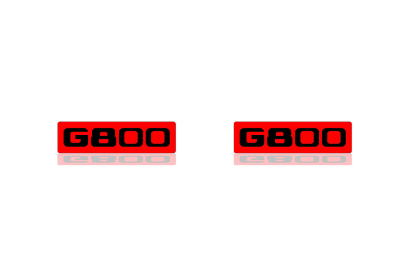 Mercedes G-Class Emblem & Badges set with G800 logo (Type 2)