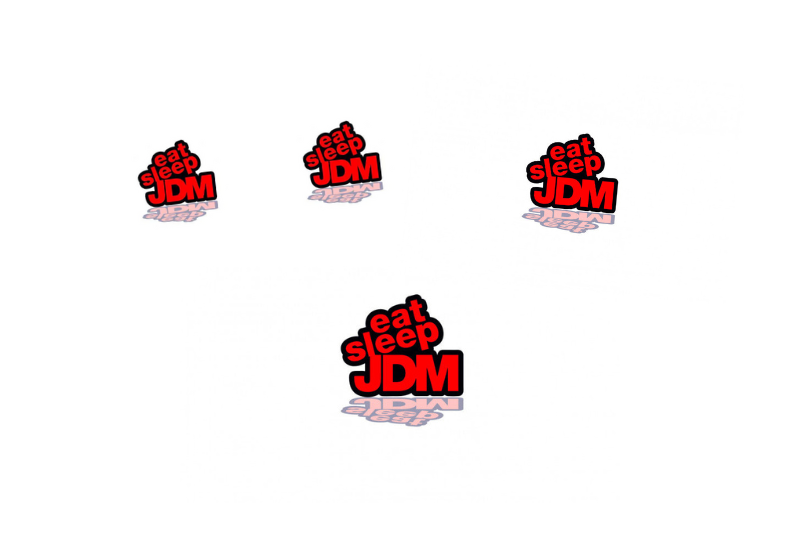 Lexus Emblem & Badges set with JDM logo (Type 3) Lexus emblems decoinfabric