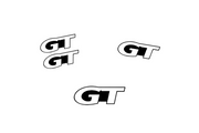 Ford Mustang Emblem & Badges set with GT logo (Type 4) Ford emblems decoinfabric