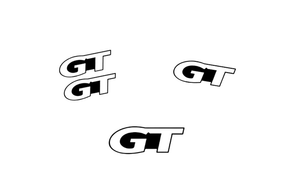 Ford Mustang Emblem & Badges set with GT logo (Type 4)