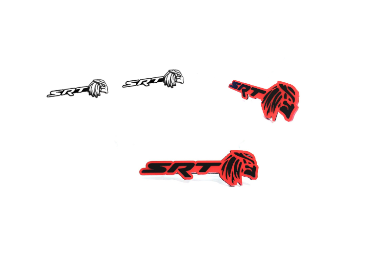 Dodge Emblem & Badges set with SRT Predator logo Dodge emblems decoinfabric