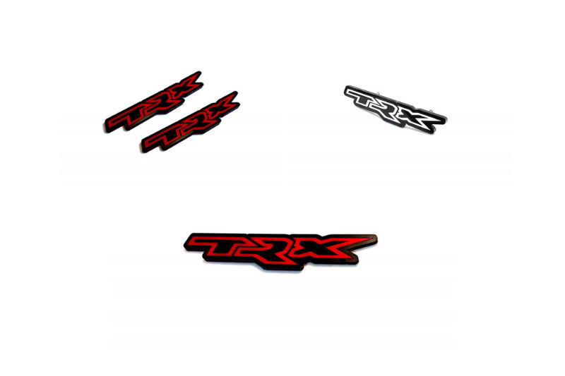 Dodge Emblem & Badges set with TRX logo Dodge emblems decoinfabric