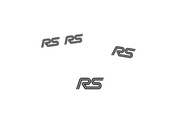 Ford Emblem & Badges set with RS logo (Type 4) Ford emblems decoinfabric