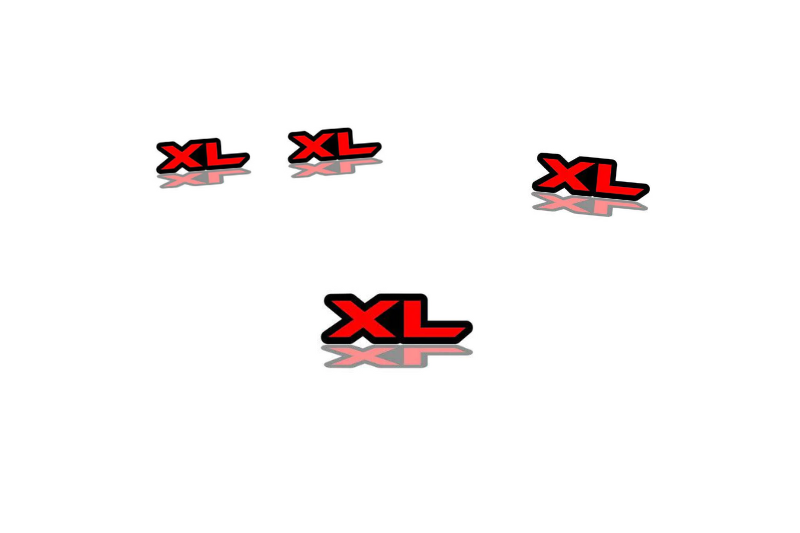 Mitsubishi Emblem & Badges set with XL logo Mitsubishi emblems decoinfabric