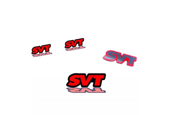 Ford Emblem & Badges set with SVT logo