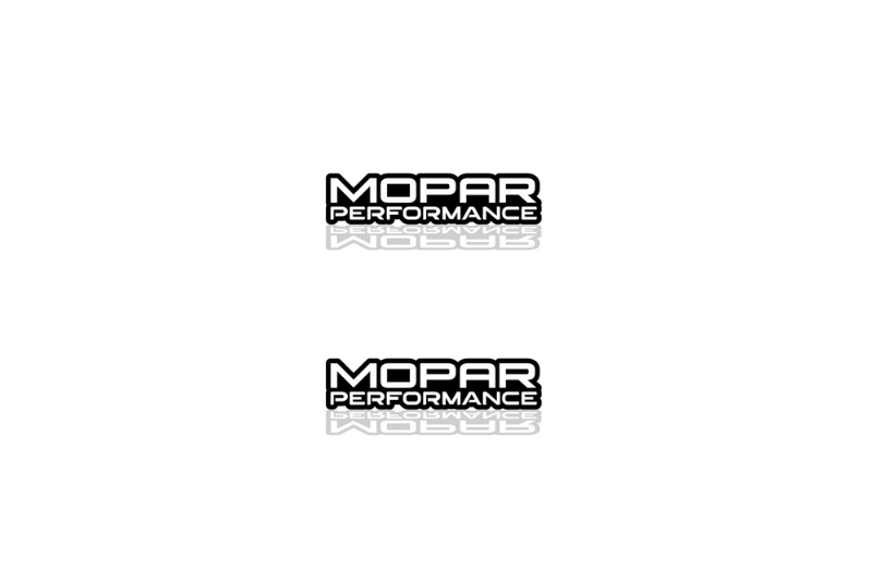 Dodge Emblem & Badge Set - Grille and Tailgate Mopar Performance logo