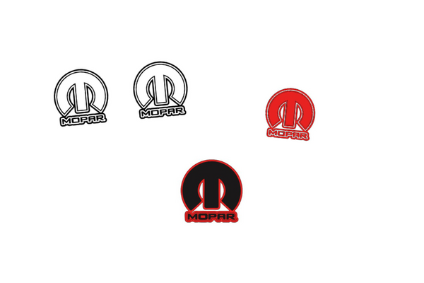 Jeep Emblem & Badges set with Mopar logo (Type 9)