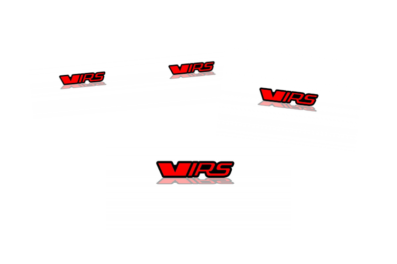 Skoda Emblem & Badges set with VRS logo (Type 2)