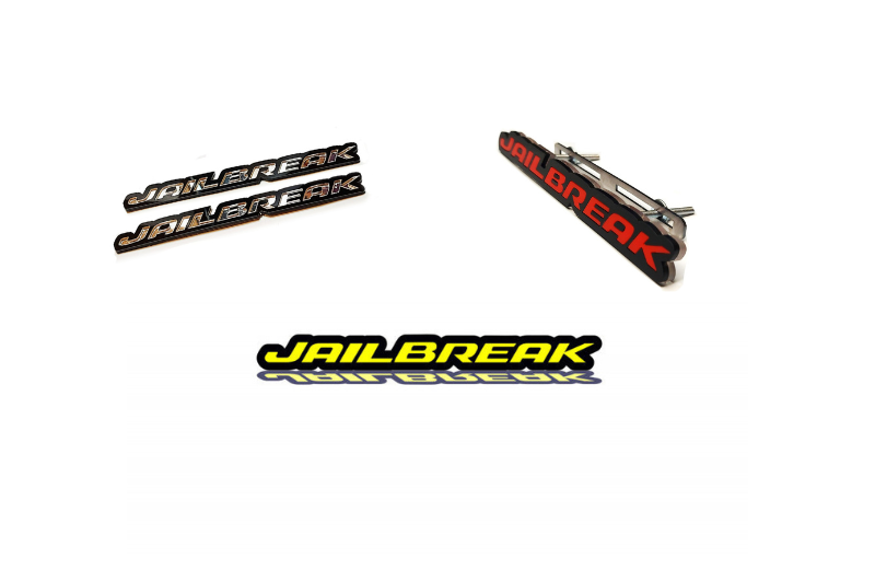 Dodge Emblem & Badges set with Jailbreak logo Dodge emblems decoinfabric