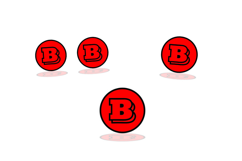 Mercedes G-Class Emblem & Badges set with Brabus logo (Type 3) Mercedes emblems decoinfabric