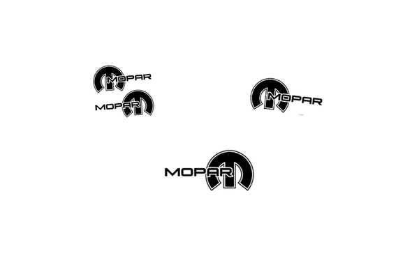 Chrysler Emblem & Badges set with Mopar logo (Type 8)