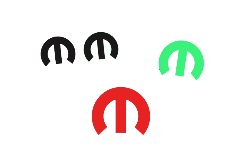 Jeep Emblem & Badges set with Mopar logo (Type 21) Jeep emblems decoinfabric