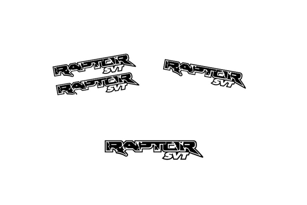 Ford Ranger Emblem & Badges set with Raptor SVT logo