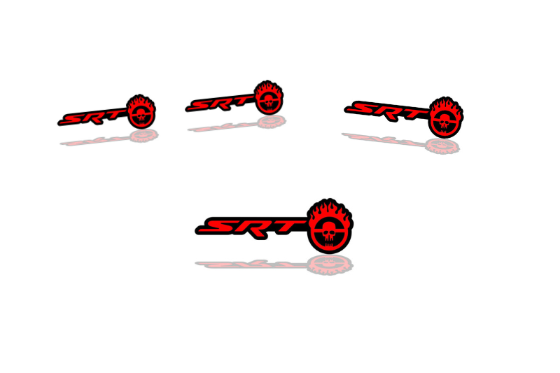 Dodge Emblem & Badges set with SRT Mad Max Fury Road logo Dodge emblems decoinfabric