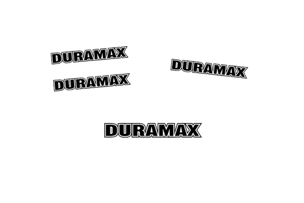 GMC Emblem & Badges set with Duramax logo (Type 4)