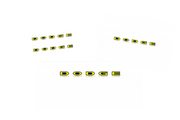 Dodge Emblem & Badges set with Dodge logo (letters) Dodge emblems decoinfabric