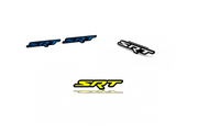 Jeep Emblem & Badges set with SRT logo Jeep emblems decoinfabric