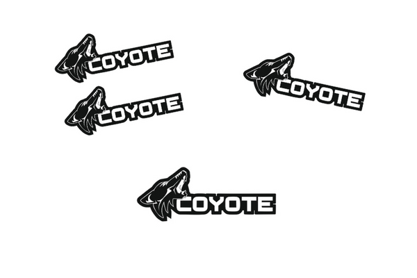 Ford Mustang Emblem & Badges set with Coyote logo (type 11)